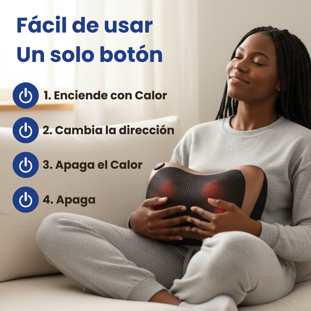 MusRelax4 – Almohada de Relajación con Masaje Suave