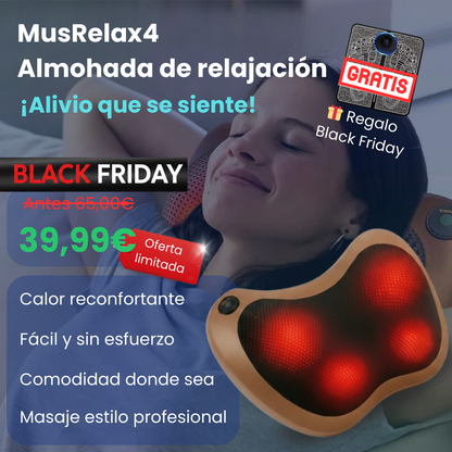 MusRelax4 – Almohada de Relajación con Masaje Suave