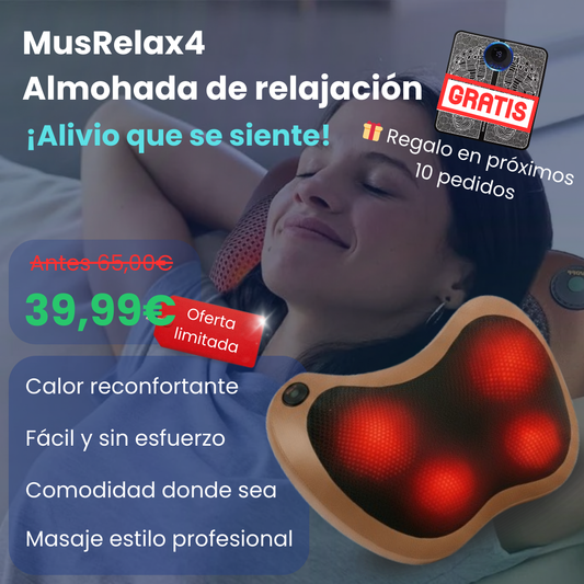 Almohada de masaje relajante - MusRelax4